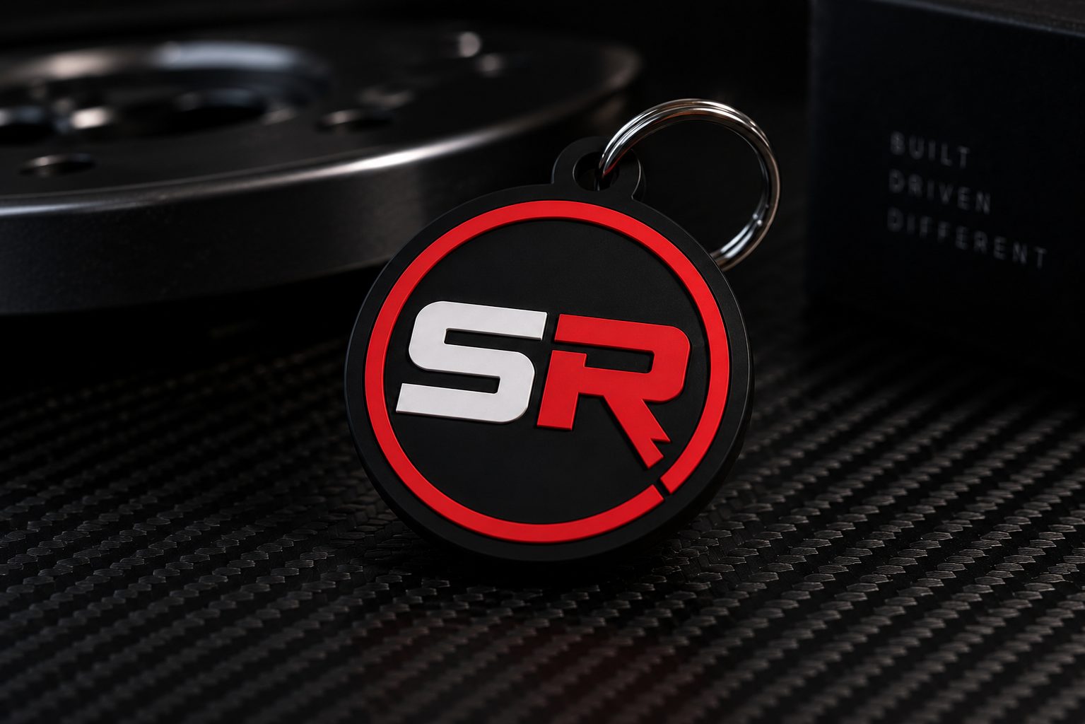 Round 40mm keychain
